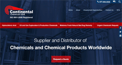 Desktop Screenshot of continentalchemicalusa.com